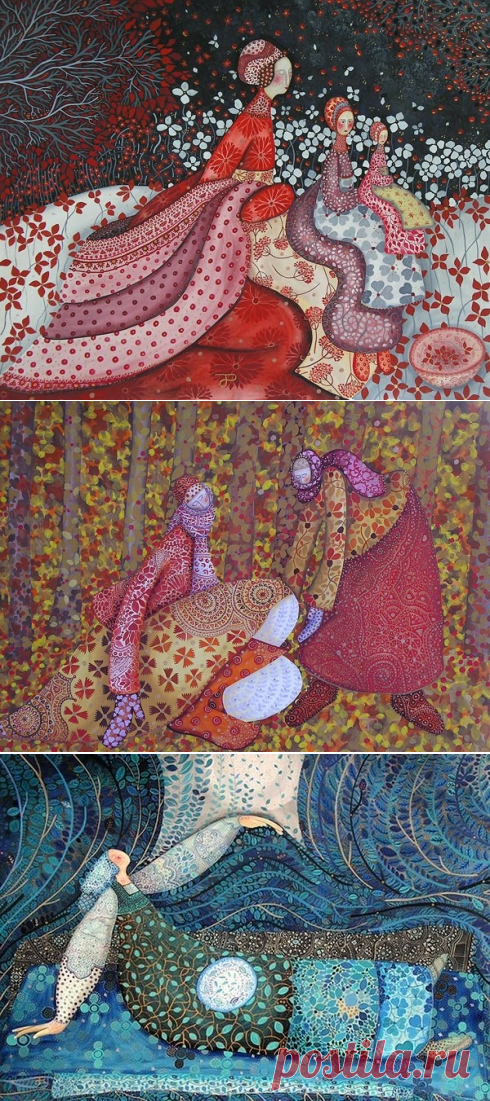 Необычный пэчворк Jo Pryor (подборка) / Пэчворк, стёжка и арт-квилт / ВТОРАЯ УЛИЦА