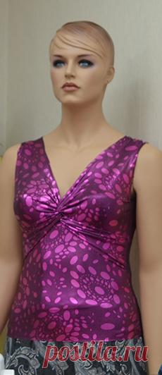 топ из трикотажа-джерси-стрейчевой ткани |