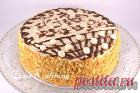 Торт "Рыжик" со сметанным кремом - 15 пошаговых фото в рецепте