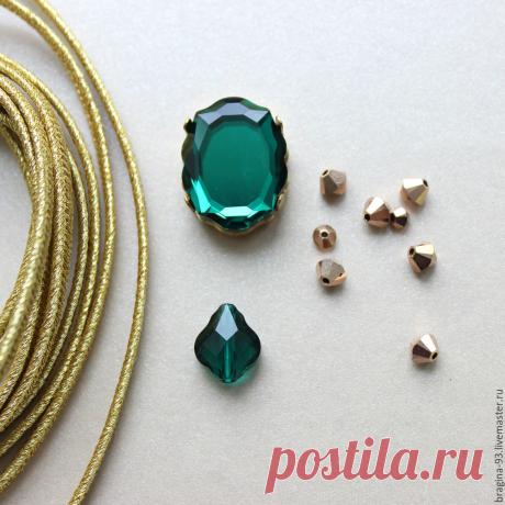 Создаем брошь из сутажа и кристаллов Swarovski - Ярмарка Мастеров - ручная работа, handmade