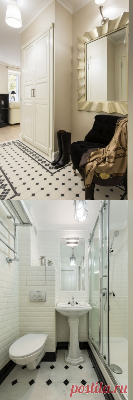 Арт-деко в интерьере однокомнатной квартиры 29 кв. м - Дизайн интерьеров | Идеи вашего дома | Lodgers