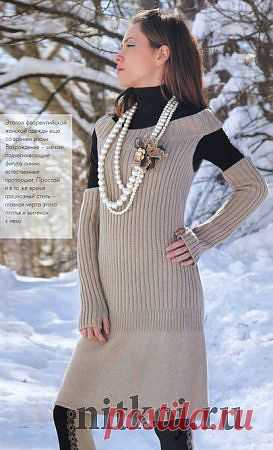 Вязаные теплые платья «Флоренция» &raquo; Ниткой - вязаные вещи для вашего дома, вязание крючком, вязание спицами, схемы вязания