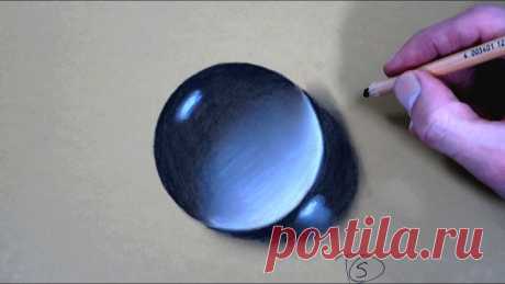 How to Draw a Water Drop With Dry Pastel pencils Cool Drawing on paper - Draw step by step. Please Like and Subscribe to follow my work.Follow me on Instagram: sonhoscomdimensao (https://www.instagram.com/s...
