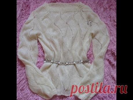 Как связать бесшовный свитер регланом снизу        How to knit a seamless raglan sweater from below