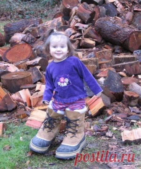 маленькая в больших сапогах