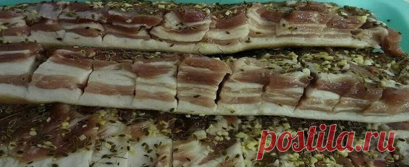 РЕЦЕПТЫ И СОВЕТЫ ХОЗЯЙКАМ: САЛО — ЛЮКС ! Очень вкусное, мягкое, маринованное сало по моему рецепту
