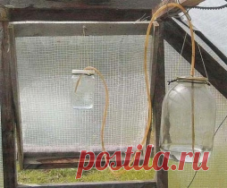 Механизм проветривания в теплице - Садоводка