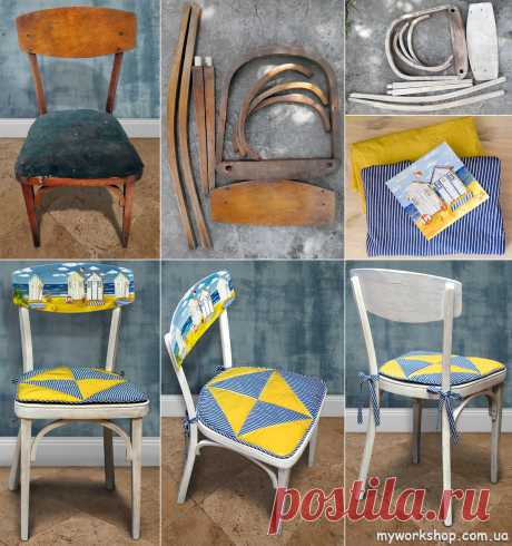 Как обновить старый стул — DIYIdeas