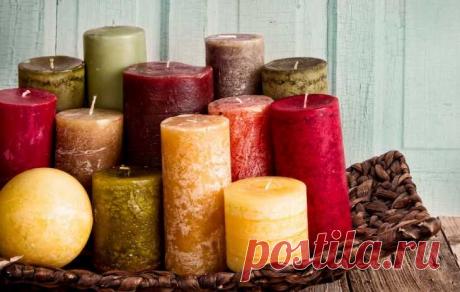 Свечи своими руками - мастер-класс по изготовлению