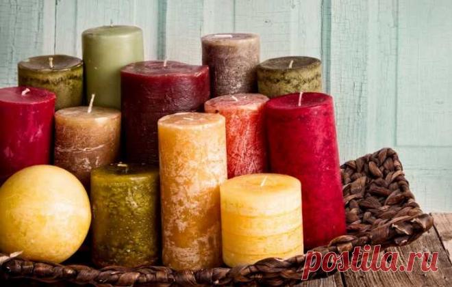 Свечи своими руками - мастер-класс по изготовлению
