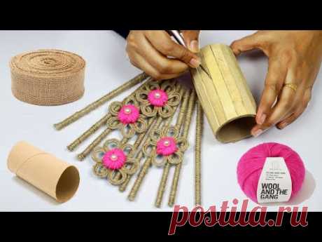 Best Creative Jute Craft for Room Decoration Ideas | Best Out of Waste Craft Idea