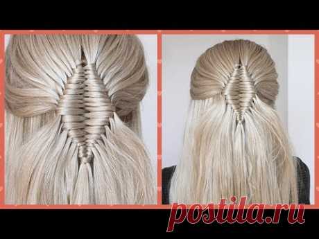 How To: Diamond shape Infinity Braid By Another Braid