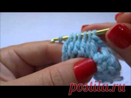 ▶ Ponto Pipoca Duplo em Crochê - YouTube