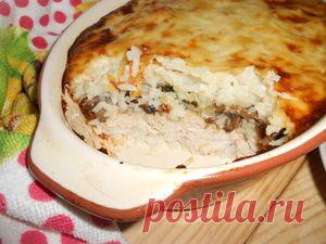 Запеканка с рисом Индика Gold,грибами и курицей. Рецепт c фото от Алевтина 18 февраля 2015 на koolinar.ru