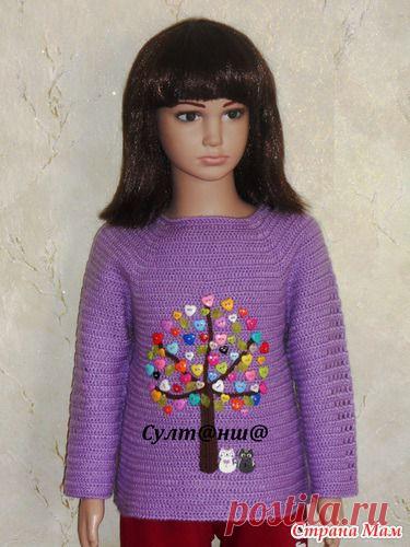 Кофточка с пуговичным декором, начинаааааем!!! - Вяжем вместе он-лайн - Страна Мам