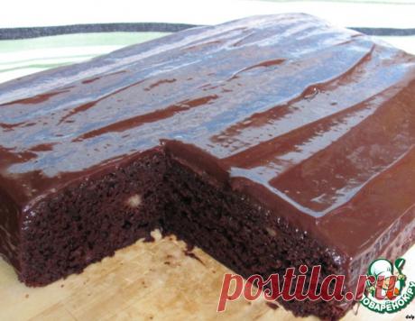 Шоколадно-банановый пирог – кулинарный рецепт