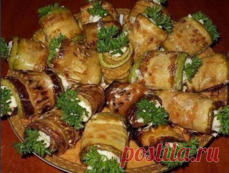 Кабачковые рулетики