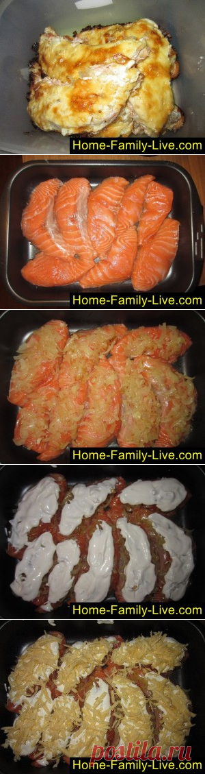 Семга в духовке/Сайт с пошаговыми рецептами с фото для тех кто любит готовить