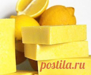 Рецепт лимонного мыла