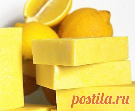 Рецепт лимонного мыла