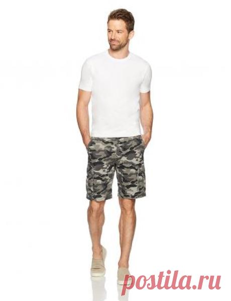 Amazon.com: Amazon Essentials Men's Classic-Fit Cargo Short, Grey/Black Camo, 33: Clothing