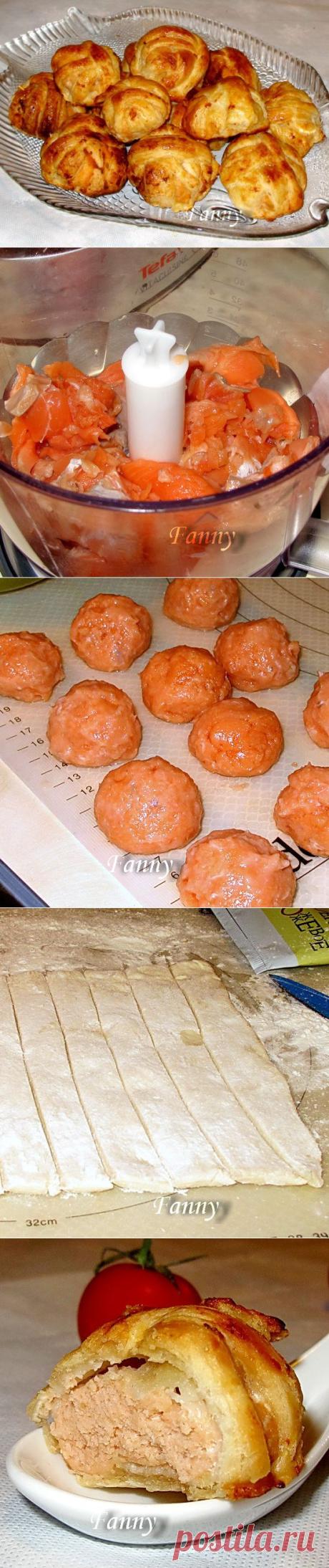 РЫБНЫЕ ШАРИКИ В СЛОЕНОМ ТЕСТЕ | Мир женщины