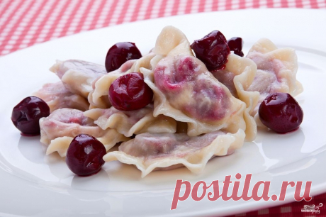 Вареники с вишней на пару на кефире - пошаговый кулинарный рецепт с фото на Повар.ру