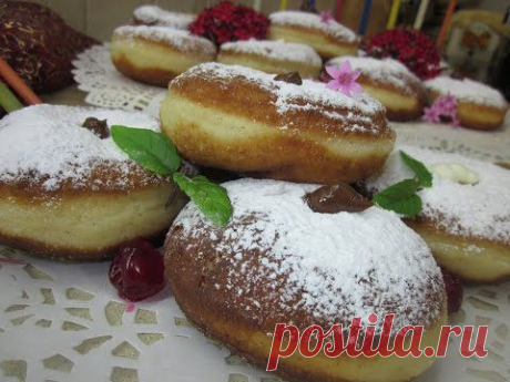 Рецепт- Еврейские пончики Суфганиёт! - YouTube