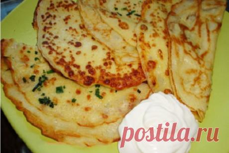 Тонкие картофельные блины — Женская страничка