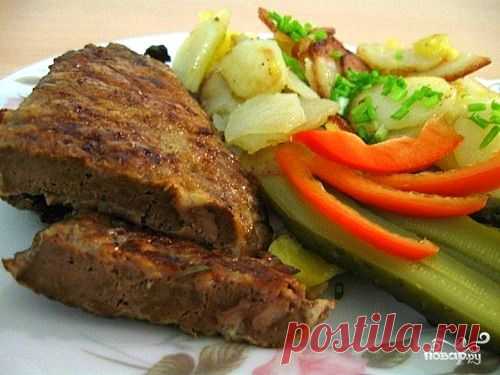 Отбивные из печени - пошаговый кулинарный рецепт на Повар.ру