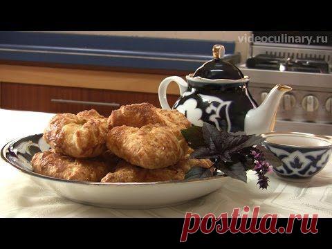 Самса из слоеного теста с тыквой - Видеокулинария.рф - видео-рецепты Бабушки Эммы
