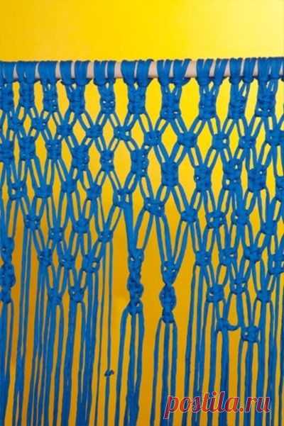 Zpagetti macrame curtains! / crochet ideas and tips - Juxtapost