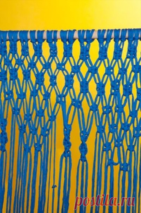 Zpagetti macrame curtains! / crochet ideas and tips - Juxtapost