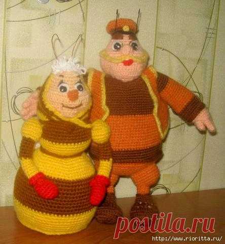 вязаная баба Капа