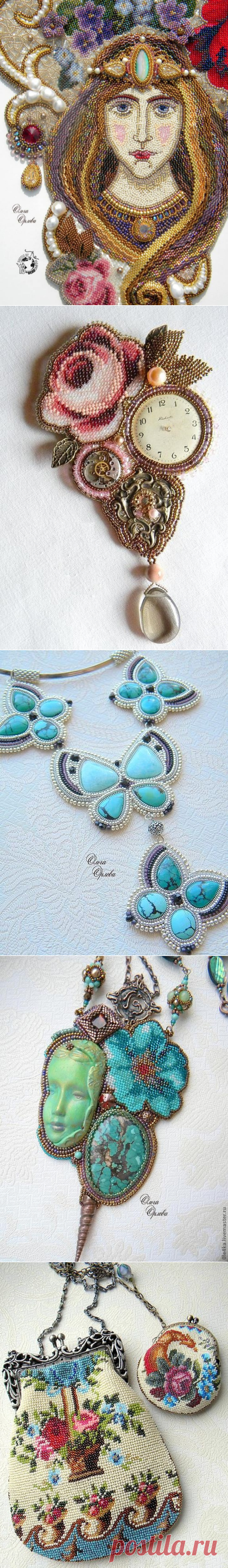 УКРАШЕНИЯ ИЗ БИСЕРА ЧАРУЮЩЕЙ КРАСОТЫ.