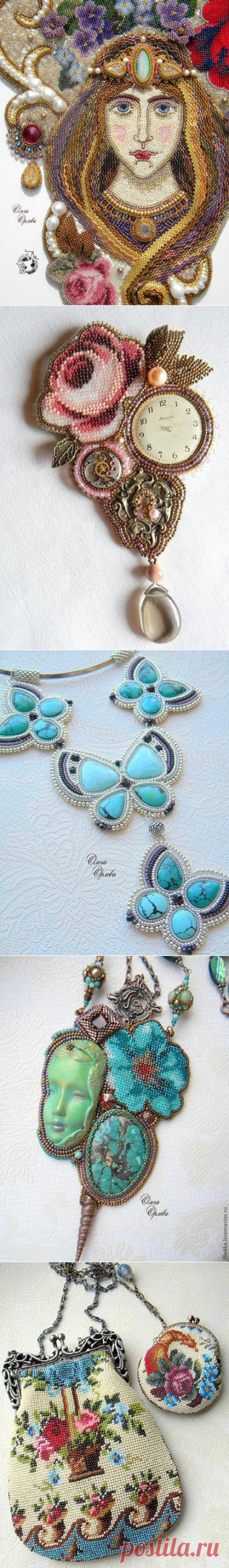 УКРАШЕНИЯ ИЗ БИСЕРА ЧАРУЮЩЕЙ КРАСОТЫ.