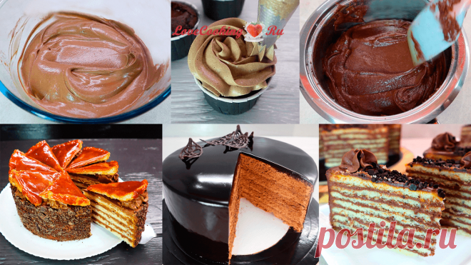 10 рецептов шоколадных кремов для начинки десертов | LoveCookingRu | Дзен