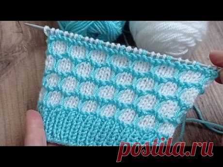 A Very Beautiful Knitting Pattern With Snaps 🌸Çıtı pıtı Çok Güzel Bir Örgü Modeli 🌸