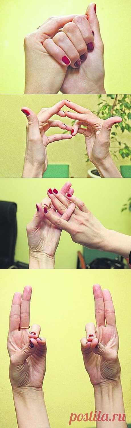 Йога для пальцев: «Корова» поможет суставам, а «черепаха» — сердцу.