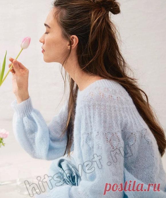 Свободный джемпер спицами Jules - Хитсовет