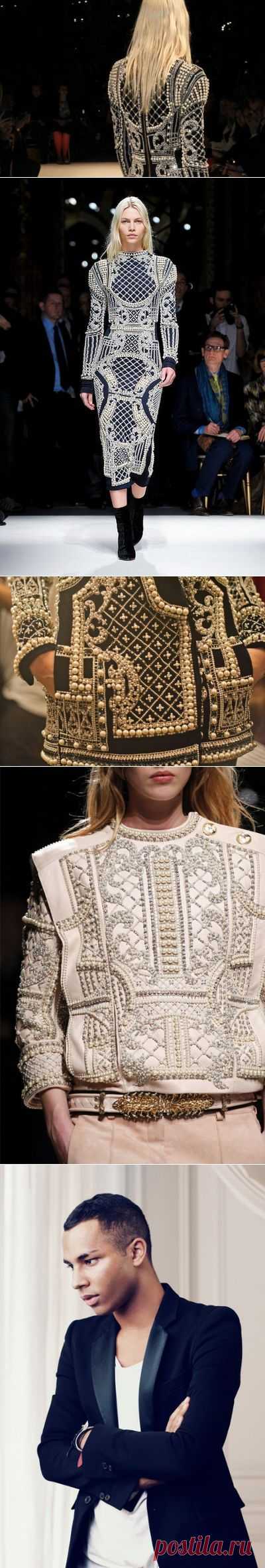 Оливье Рустан (Olivier Rousteing) - новый креативный директор Дома Balmain