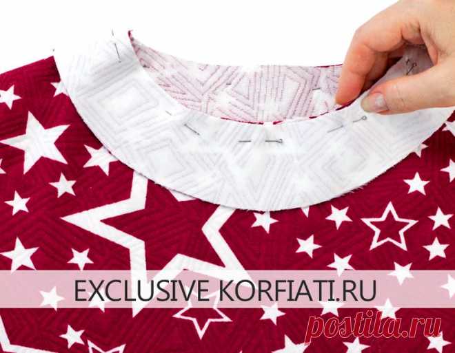 Как сшить джемпер с втачным рукавом - мастер-класс от А. Корфиати