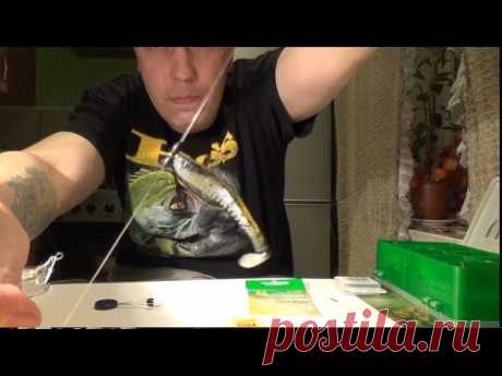 Изготовление оснастки Drop Shot(Дроп-шот) и поводка из струны - быстро