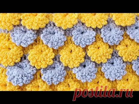 ИДЕАЛЬНО 👌 красивое и яркое легкое детское одеяло крючком, модель покрывала шаль