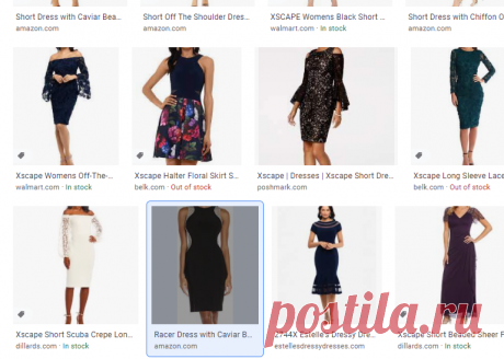 xscape short dresses - Google Search