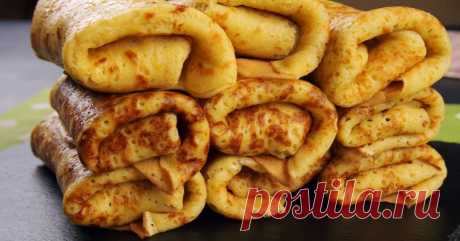 Блины с цедрой