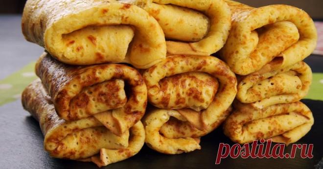 Блины с цедрой