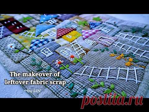 Переделка обрывков ткани┃Идея швейного проекта┃ Специальный подарок #HandyMum