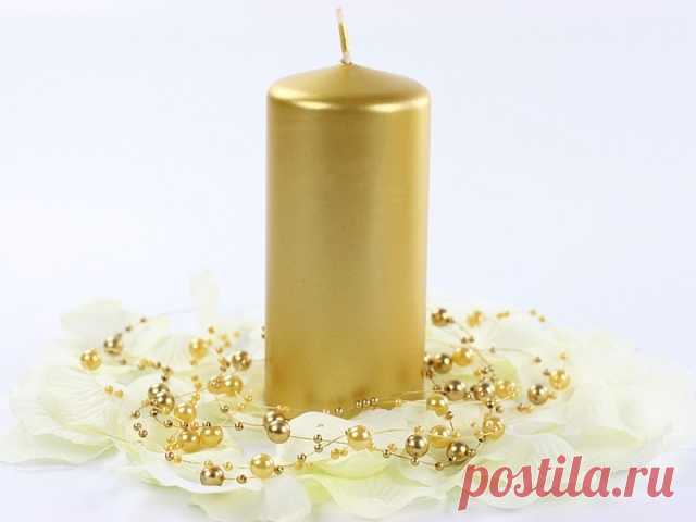 Velas Doradas. Oración lluvia de Oro
