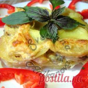 Очень Нежная КАРТОФЕЛЬНАЯ ЗАПЕКАНКА с Грибами в Сливках - МирТесен